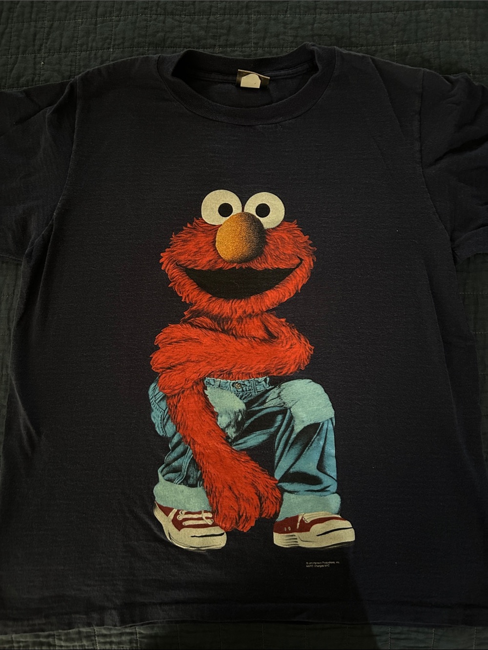 Vintage Navy Elmo Graphic Tee collectible